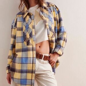 NWOT We The Free Layla Plaid